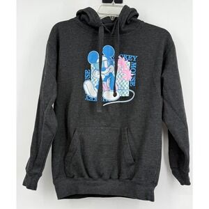 Disney Neff Mickey Mouse Hoodie Pullover Sweatshirt Graphic‎ Sz S Y2K Streetwear